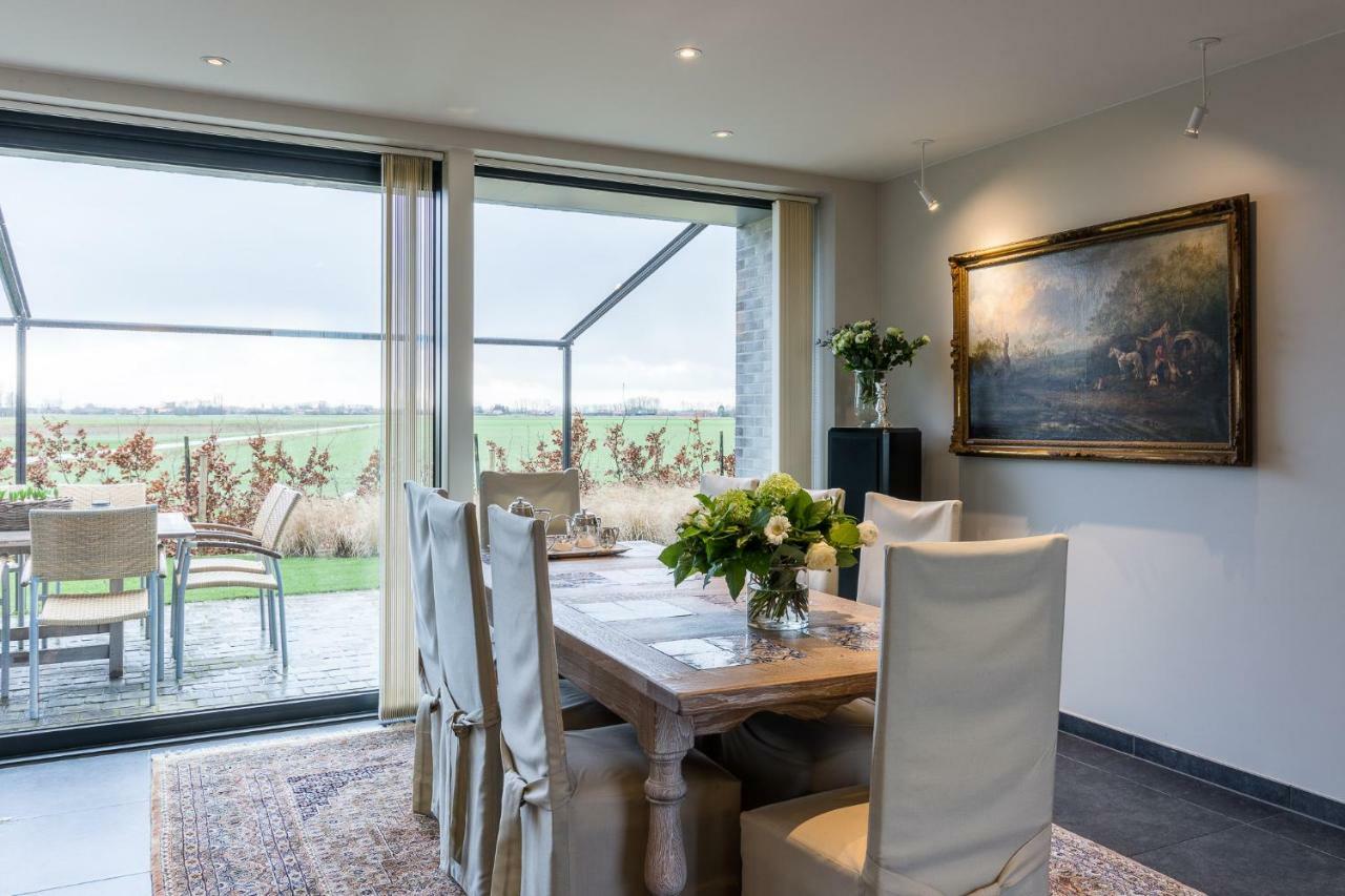 Polderwoning 'Cleylantshof' Villa Sint-Laureins Ngoại thất bức ảnh